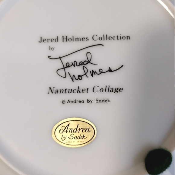 Nantucket Collage Andrea by Sadek - Goldfish Plate - Jered Holmes 7.5" - Picture 7 of 7